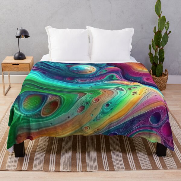 Item preview, Galactic Paint Melt - Psychedelic Fluid Planets designed and sold by B-Russ-Stuff.