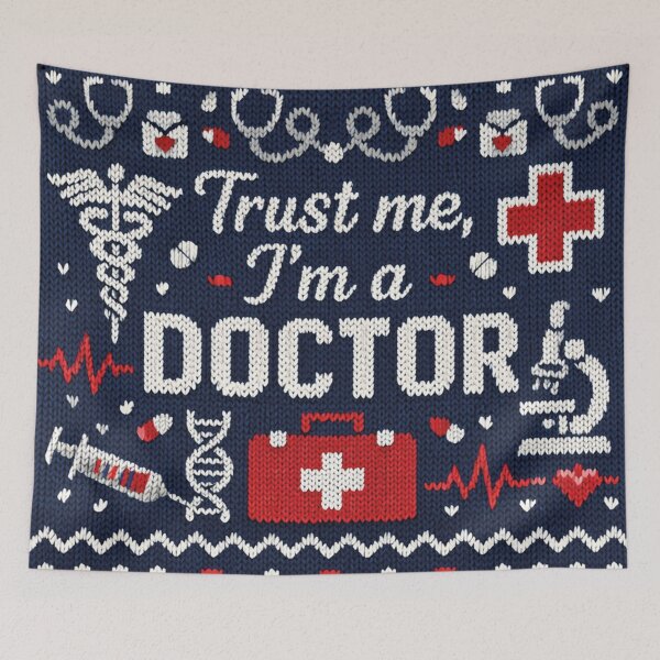 Item preview, Trust me I'm a Doctor – medical knit design designed and sold by Mauswohn.