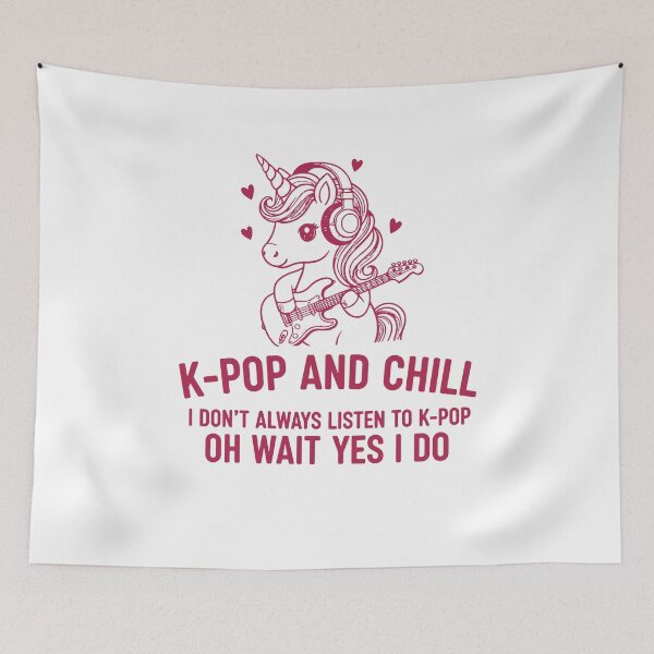 Item preview, K-POP AND CHILL I DON'T ALWAYS LISTEN TO K-POP designed and sold by LuminOrb.