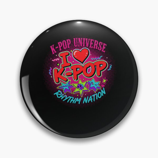Item preview, K-Pop Universe I Love K-Pop Rhythm Nation Korean designed and sold by LuminOrb.