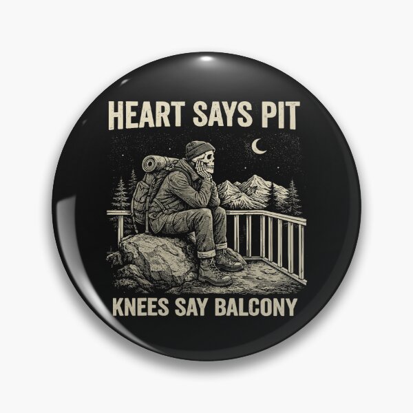Item preview, Heart Says Pit Knees Say Balcony Funny Skeleton Goth Band designed and sold by Michasstuckey.