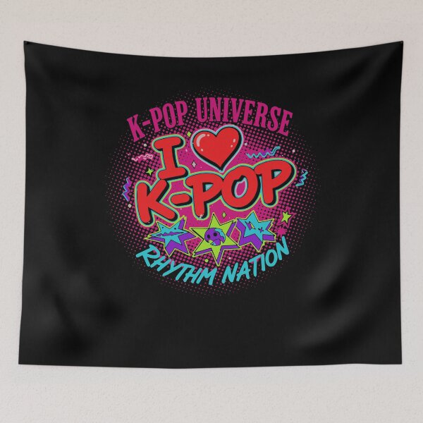 Item preview, K-Pop Universe I Love K-Pop Rhythm Nation Korean designed and sold by LuminOrb.
