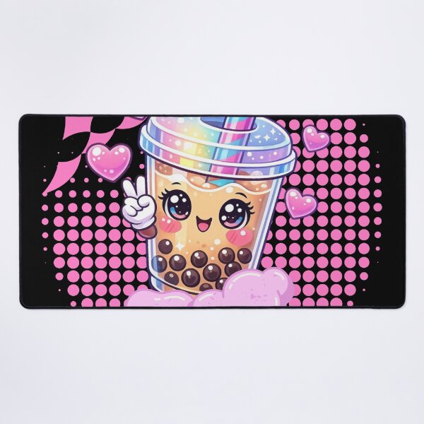 Item preview, Cute Kawaii Boba Tea – Adorable Pastel Bubble Tea Cartoon designed and sold by MeghannsMinimalMeals.