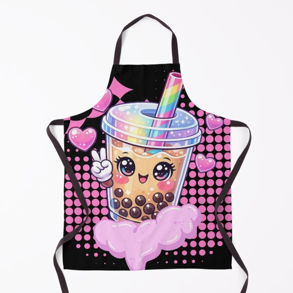 Item preview, Cute Kawaii Boba Tea – Adorable Pastel Bubble Tea Cartoon designed and sold by MeghannsMinimalMeals.