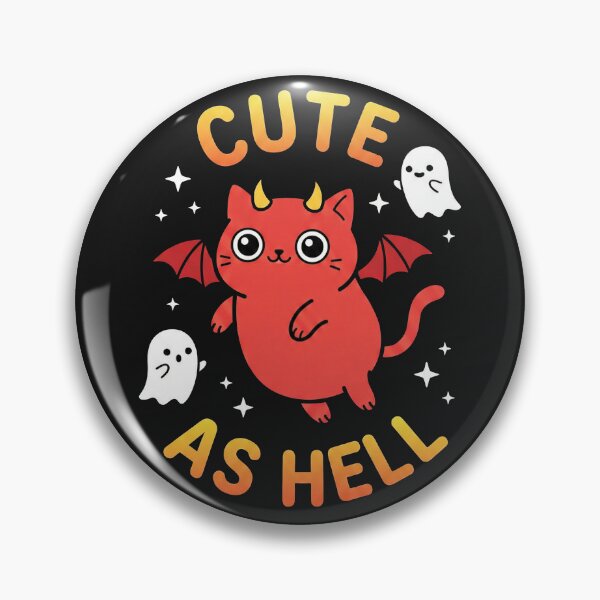 Item preview, Cute As Hell Devil Cat designed and sold by AdyKurniawan.