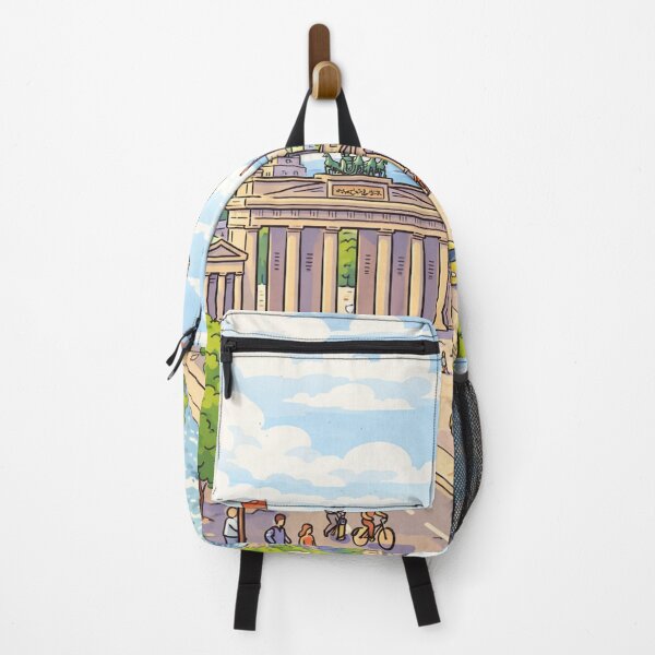 Item preview, Illustration of Berlin – Brandenburg Gate and TV Tower | Urban Art designed and sold by DrizzyV.