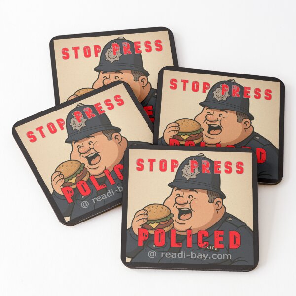 Item preview, STOP PRESS - POLICE designed and sold by alien almanac.