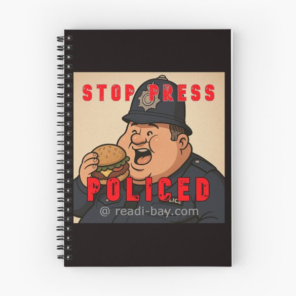 Item preview, STOP PRESS - POLICE designed and sold by AlienAlmanac.