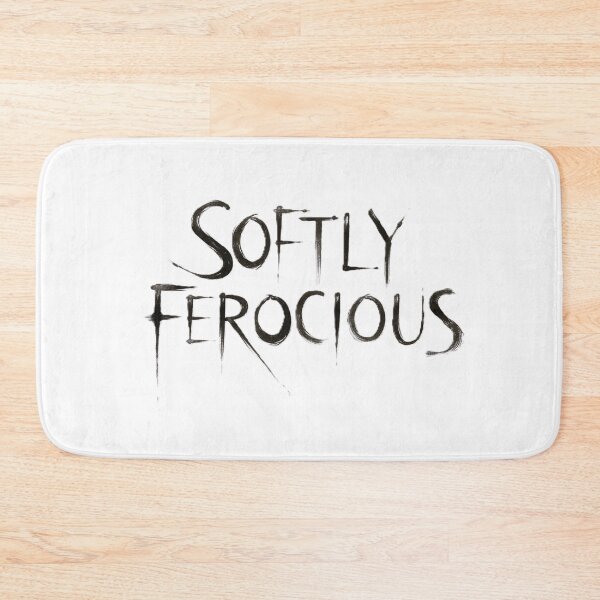 Item preview, Softly Ferocious – Subtle Typographic Design designed and sold by MaBakerArt.