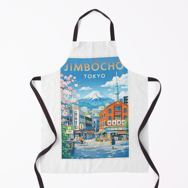 Item preview, Jimbocho Tokyo with Mount Fuji, Sakura and Skytree View designed and sold by Aryabek.