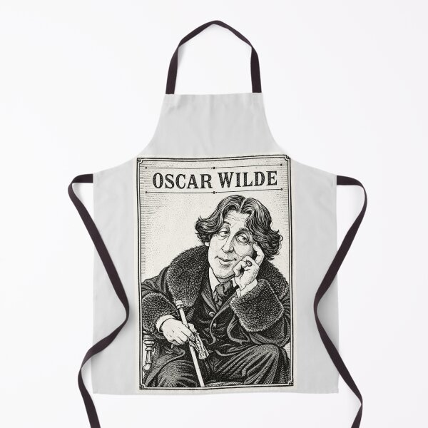 Item preview, Oscar Wilde as a victorian newspaper caricature designed and sold by bluefrog.
