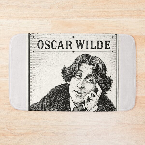 Item preview, Oscar Wilde as a victorian newspaper caricature designed and sold by bluefrog.