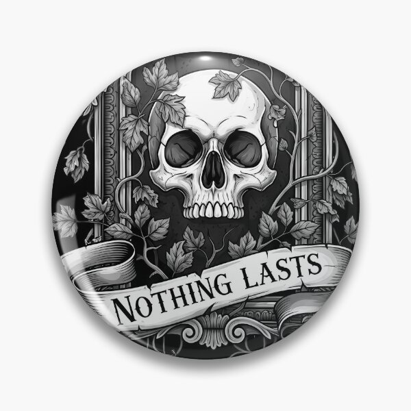 Item preview, Nothing Lasts Skull Frame and Dead Leaves designed and sold by nuel-art.