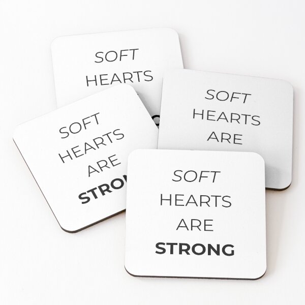 Item preview, Soft hearts are strong! designed and sold by Mikidesign1988.