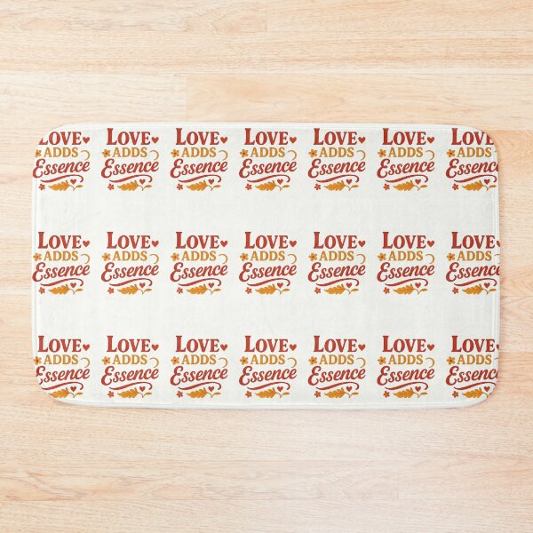 Item preview, Love Adds Essence - Vintage Typography in Warm Tones designed and sold by ARTGENERATESART.