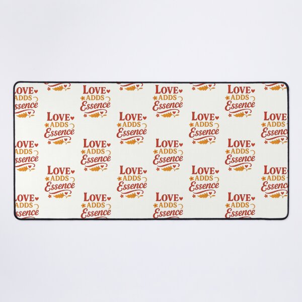 Item preview, Love Adds Essence - Vintage Typography in Warm Tones designed and sold by ARTGENERATESART.