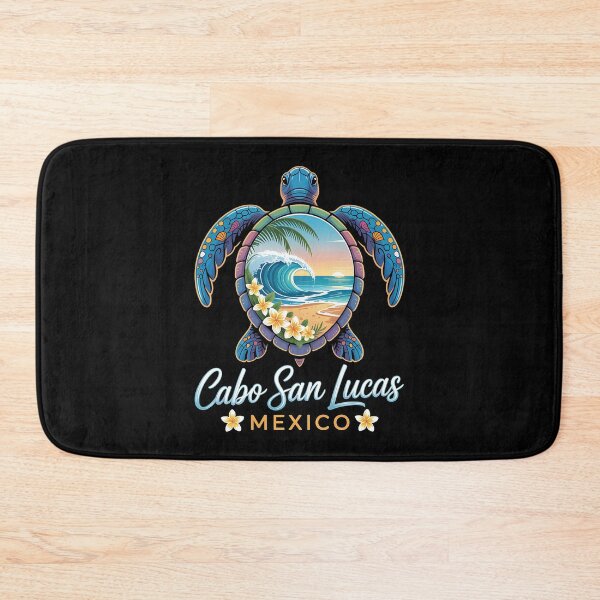 Item preview, sunset tropical – plumeria – vacation – travel coastal - turtle art - tropical turtle - ocean vibes - beach sunset - coastal sunset - sea of cortez - tropical flowers - palm leaves - island vibes designed and sold by JansenGS.