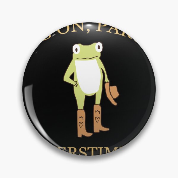 Item preview, Hold On Partner I’m Overstimulated, Cowboy Frog Unhinged designed and sold by SaboCollita.