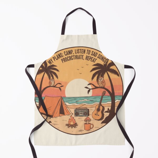 Item preview, Vintage Camping My Plans Sad Songs Procrastinate designed and sold by Dariusz.K.