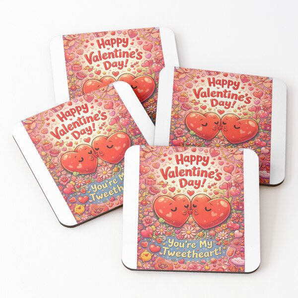 Item preview, Cute Valentine’s Day Heart Couple Surrounded by Love and Sweets designed and sold by Aryabek.