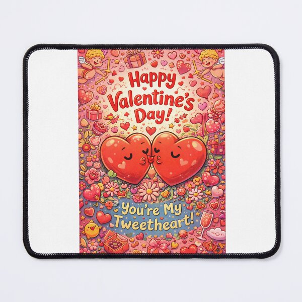 Item preview, Cute Valentine’s Day Heart Couple Surrounded by Love and Sweets designed and sold by Aryabek.