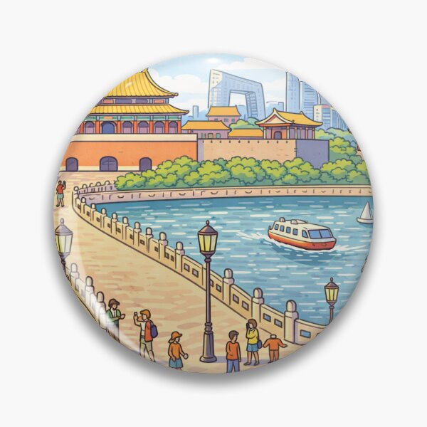 Artikelvorschau, Illustration von Peking – Verbotene Stadt und chinesische Architektur | Städtebau entworfen und verkauft von DrizzyV.