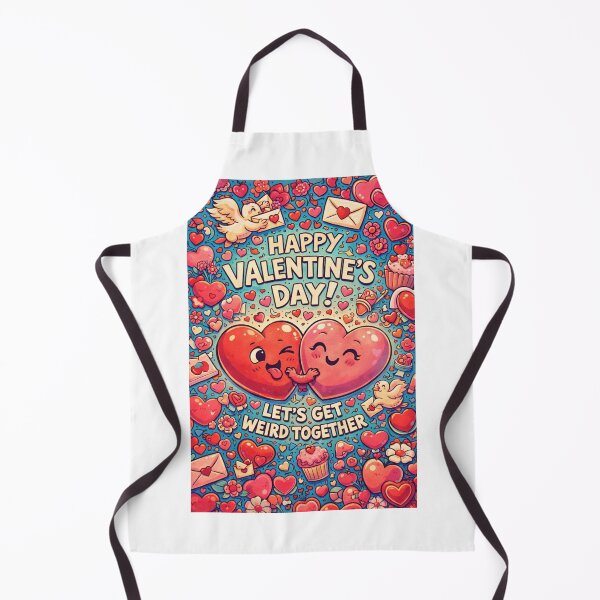 Item preview, Funny Valentine’s Day Hearts with “Let’s Get Weird Together” Vibe designed and sold by Aryabek.