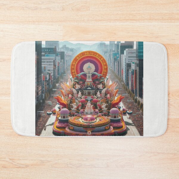 Item preview,  Grand Floral City Parade in South Korea – Realistic Festival Scene designed and sold by PaintMeWorld.