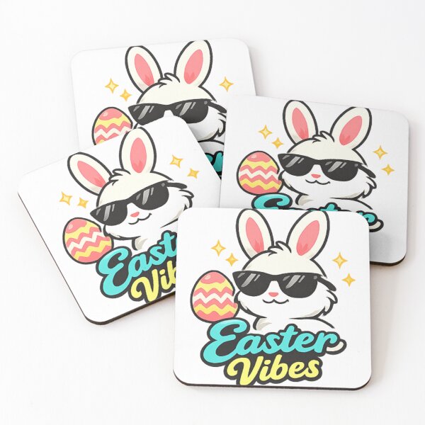 Item preview, Easter Vibes – Cool Bunny Illustration designed and sold by Mix Mood.