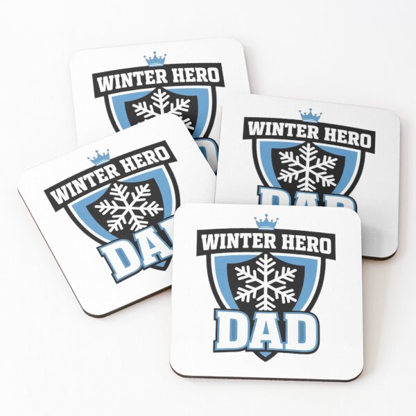 Item preview, Winter Hero Dad Snowflake Shield designed and sold by the-dovlat.
