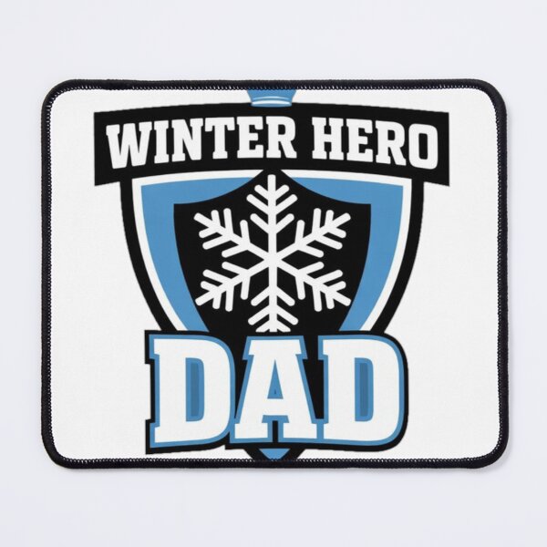 Item preview, Winter Hero Dad Snowflake Shield designed and sold by the-dovlat.