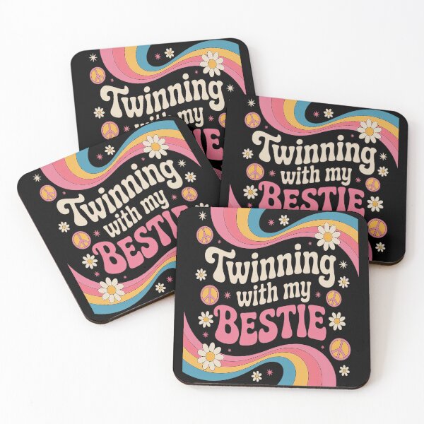Item preview, Twinning With My Bestie Twins Friends Twin Matching designed and sold by HaiharryCartoon.