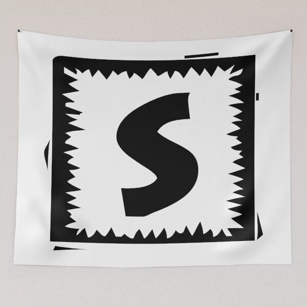 Item preview, Alphabets Doodle - Jagged Frame | YWZMZRKK 8 designed and sold by MyStickersCove.