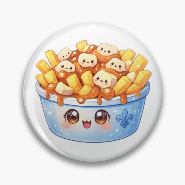Item preview, Cute Kawaii Poutine Illustration | Quebec Food Art | Canadian Comfort Food Gift Design designed and sold by JonathanP514.