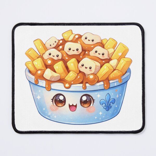 Item preview, Cute Kawaii Poutine Illustration | Quebec Food Art | Canadian Comfort Food Gift Design designed and sold by JonathanP514.