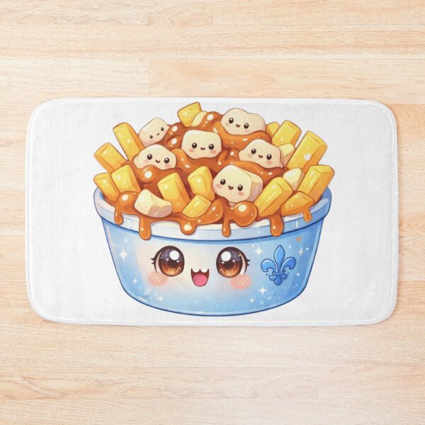 Item preview, Cute Kawaii Poutine Illustration | Quebec Food Art | Canadian Comfort Food Gift Design designed and sold by JonathanP514.