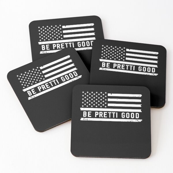 Item preview, Be Pretti Good Distressed Flag Design designed and sold by margamPagenberg.