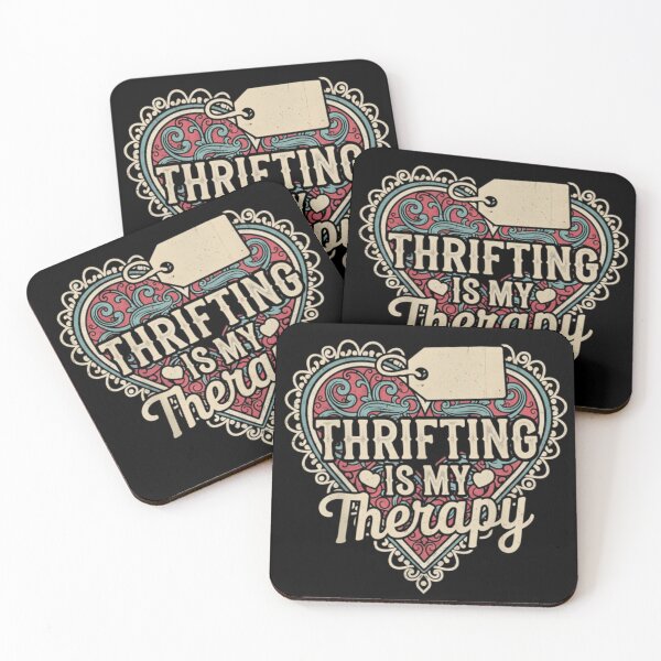 Item preview, Thrifting is My Therapy Thrift Store Yard Sale designed and sold by THREE LITTLE BEANS.