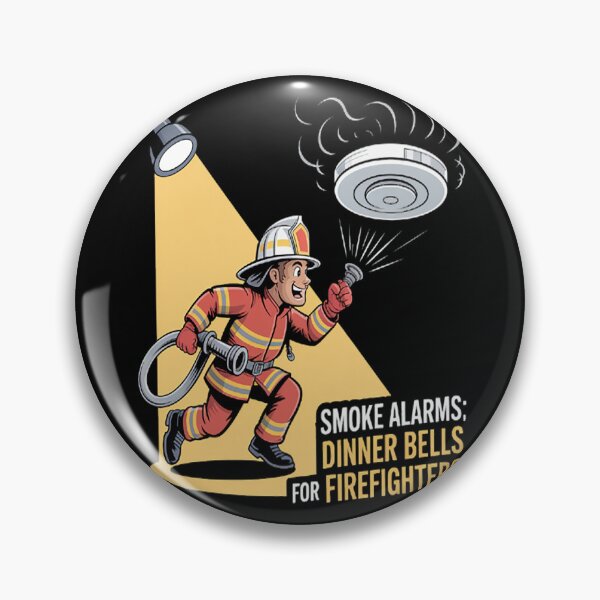 Item preview, Smoke Alarms Dinner Bells Firefighters Firefighter designed and sold by mandiana.