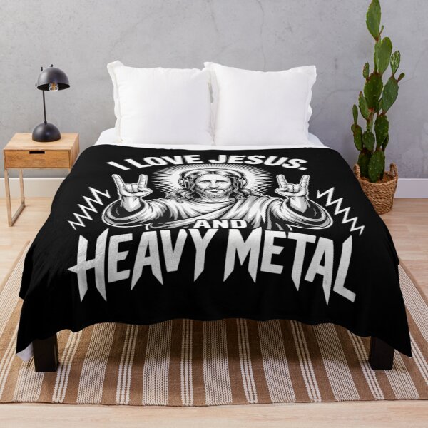 Item preview, I Love Jesus And Heavy Metal designed and sold by LittleBO5.