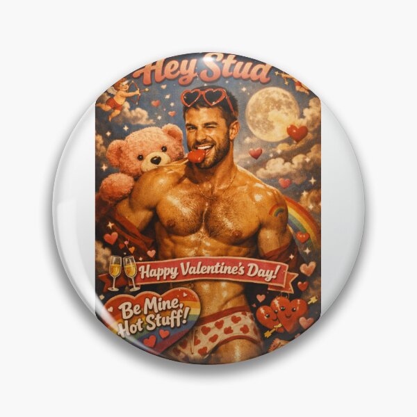 Item preview, Hot Stuff Valentine with Rainbow Briefs, Cupid Boys, and Flirty Bear Surprise designed and sold by Aryabek.