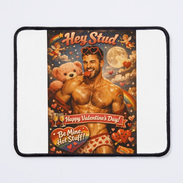 Item preview, Hot Stuff Valentine with Rainbow Briefs, Cupid Boys, and Flirty Bear Surprise designed and sold by Aryabek.