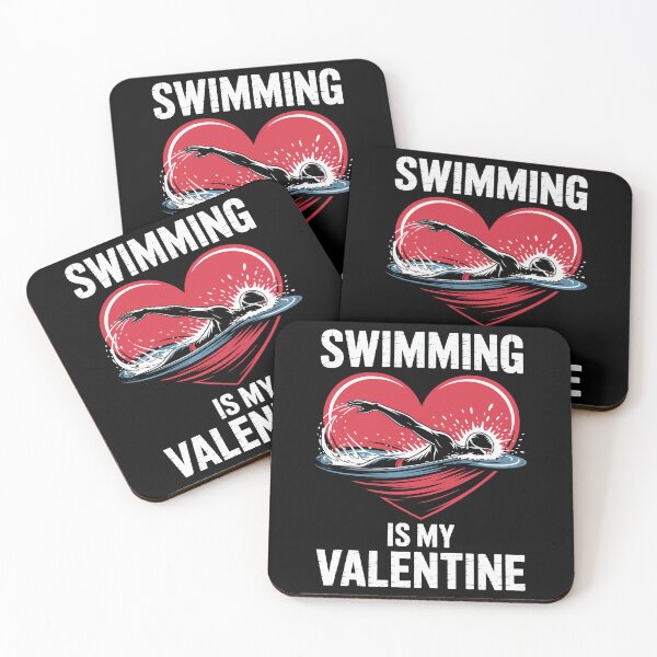 Item preview, Swimming is My Valentine designed and sold by jkrphoto.