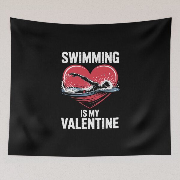 Item preview, Swimming is My Valentine designed and sold by jkrphoto.