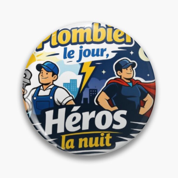 Item preview, Plumber by day, hero by night designed and sold by FirstSource.