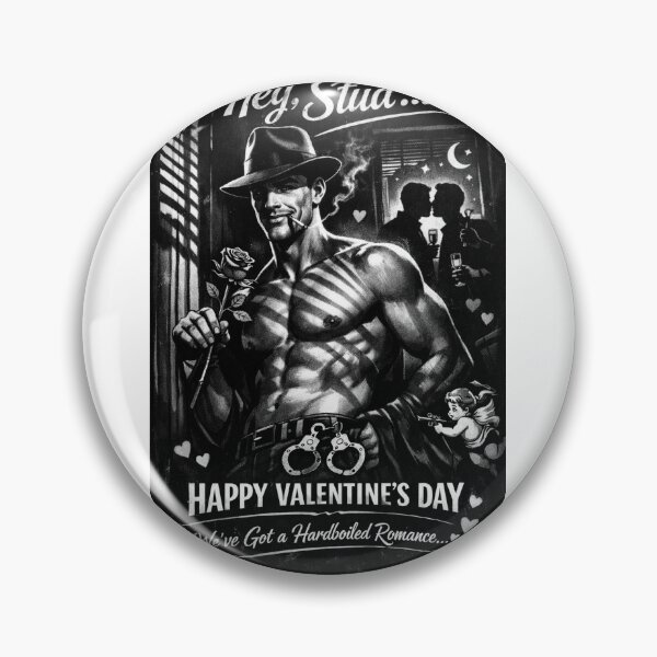 Item preview, Hey Stud... Hardboiled Gay Valentine with Cigars, Roses and Handcuffs designed and sold by Aryabek.