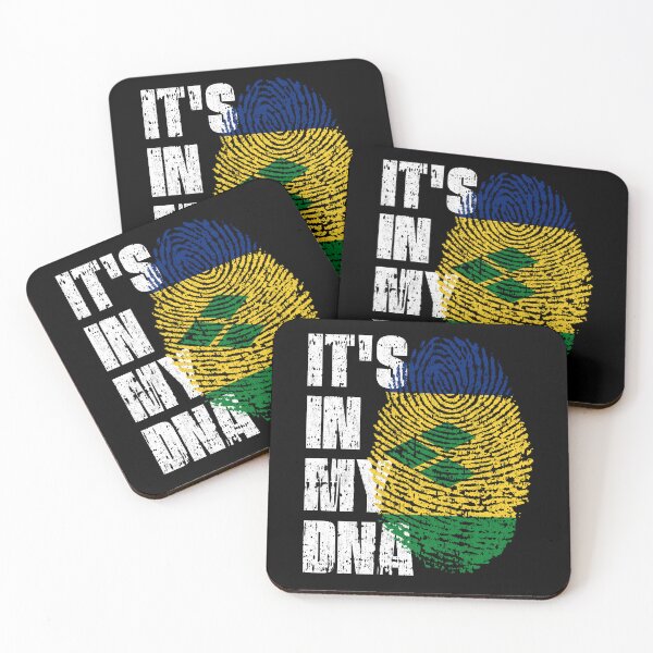 Item preview, IT'S IN MY DNA Saint Vincent and the Grenadines Flag Roots designed and sold by CosmoKitsch.