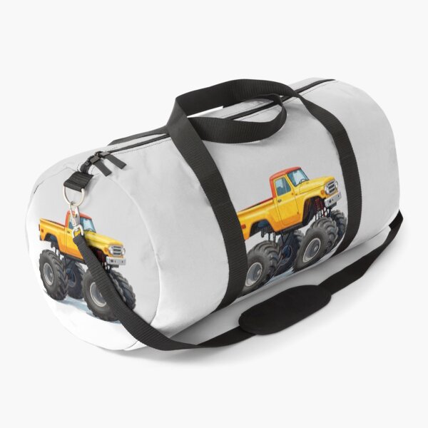 Item preview, Retro Monster Truck Illustration – Colorful Off-Road Pickup designed and sold by myforestfog.