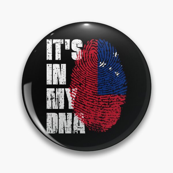 Item preview, IT'S IN MY DNA Samoa Flag Roots designed and sold by CosmoKitsch.