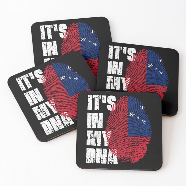 Item preview, IT'S IN MY DNA Samoa Flag Roots designed and sold by CosmoKitsch.